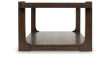 Breckington Dark Brown Coffee Table by Ashley at Eve Furniture