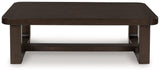 Breckington Dark Brown Coffee Table by Ashley at Eve Furniture