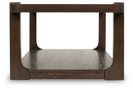 Breckington Dark Brown Coffee Table by Ashley at Eve Furniture