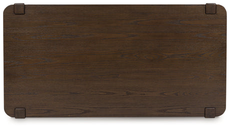 Breckington Dark Brown Coffee Table by Ashley at Eve Furniture