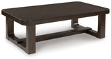 Breckington Dark Brown Coffee Table by Ashley at Eve Furniture