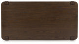 Breckington Dark Brown Coffee Table by ASHLEY FURNITURE at Eve Furniture