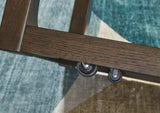 Breckington Dark Brown Coffee Table by ASHLEY FURNITURE at Eve Furniture