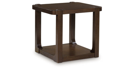 Breckington Dark Brown End Table by Ashley at Eve Furniture
