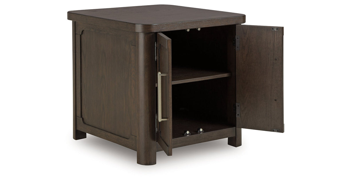 Breckington Dark Brown End Table by Ashley at Eve Furniture