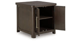 Breckington Dark Brown End Table by Ashley at Eve Furniture