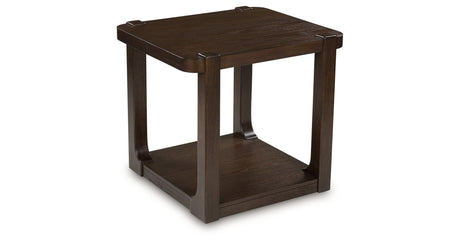 Breckington Dark Brown End Table by Ashley at Eve Furniture