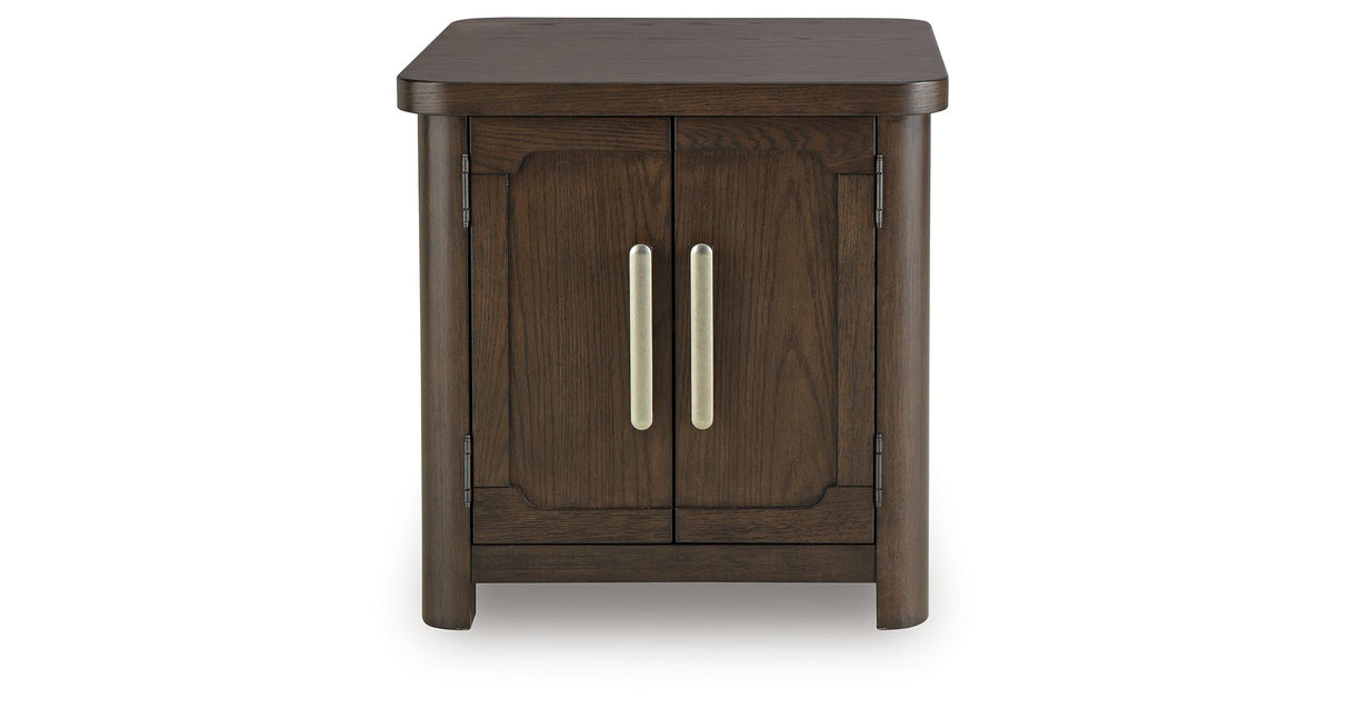 Breckington Dark Brown End Table by Ashley at Eve Furniture