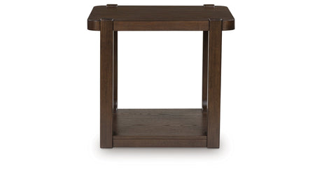 Breckington Dark Brown End Table by Ashley at Eve Furniture