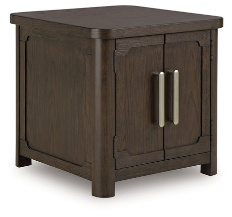 Breckington Dark Brown End Table by Ashley at Eve Furniture