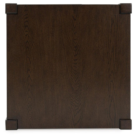 Breckington Dark Brown End Table by Ashley at Eve Furniture