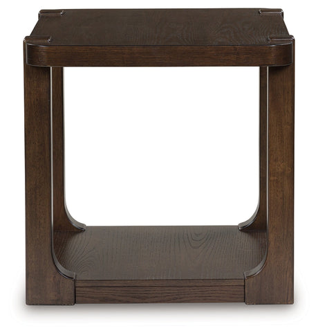 Breckington Dark Brown End Table by Ashley at Eve Furniture