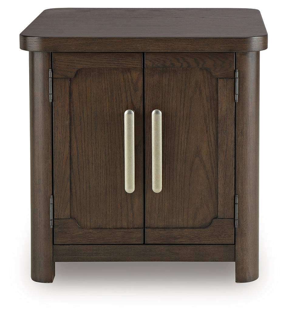 Breckington Dark Brown End Table by Ashley at Eve Furniture