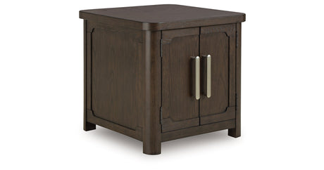 Breckington Dark Brown End Table by Ashley at Eve Furniture
