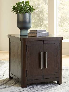 Breckington Dark Brown End Table by Ashley at Eve Furniture