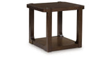 Breckington Dark Brown End Table by ASHLEY FURNITURE at Eve Furniture