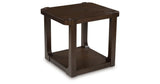 Breckington Dark Brown End Table by ASHLEY FURNITURE at Eve Furniture