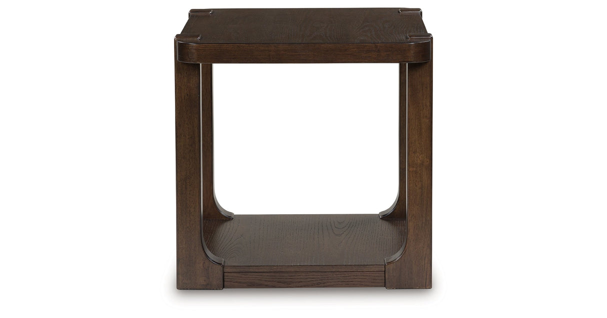 Breckington Dark Brown End Table by ASHLEY FURNITURE at Eve Furniture