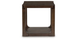 Breckington Dark Brown End Table by ASHLEY FURNITURE at Eve Furniture