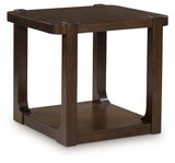 Breckington Dark Brown End Table by ASHLEY FURNITURE at Eve Furniture