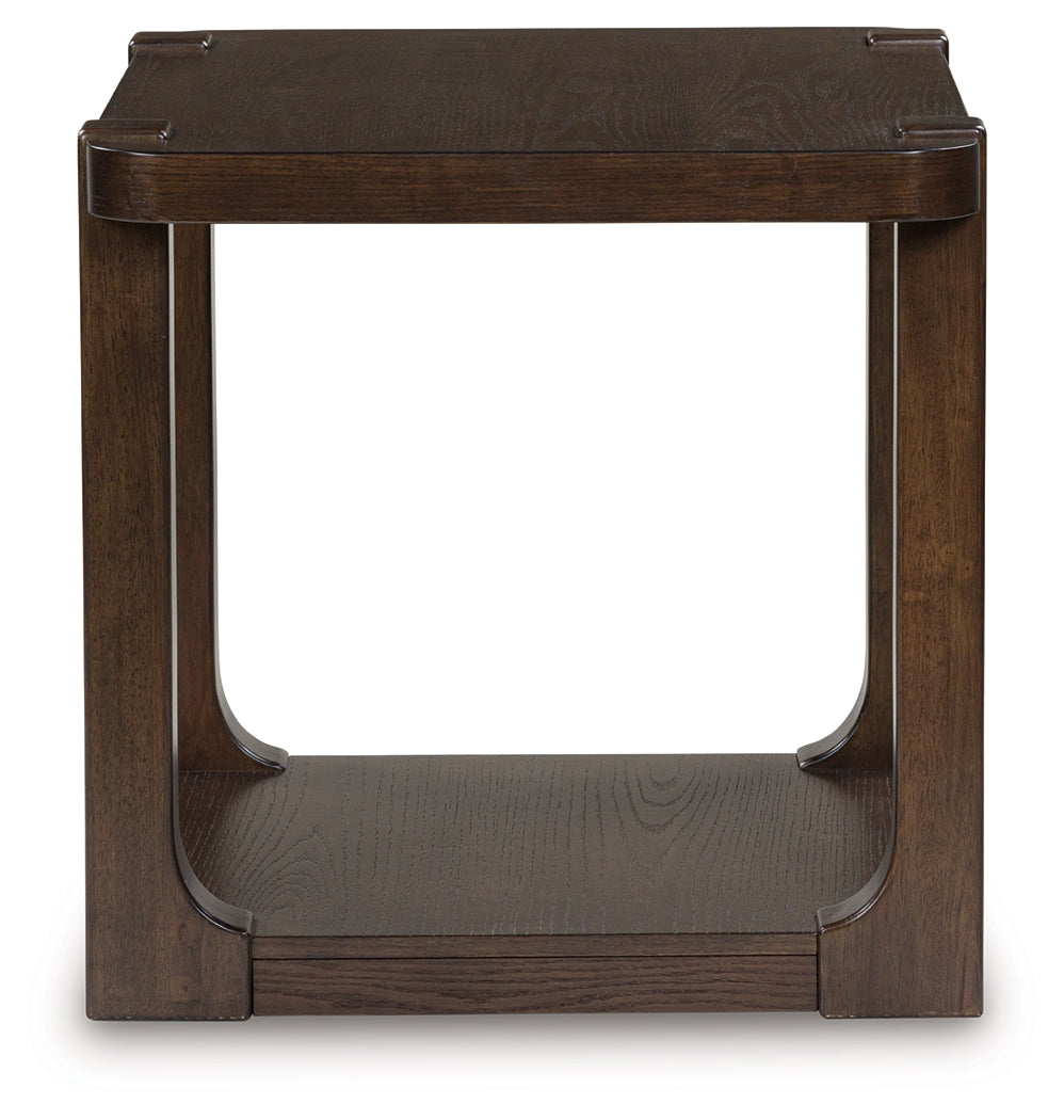 Breckington Dark Brown End Table by ASHLEY FURNITURE at Eve Furniture