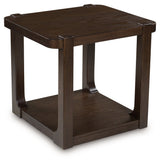 Breckington Dark Brown End Table by ASHLEY FURNITURE at Eve Furniture
