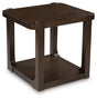 Breckington Dark Brown End Table by ASHLEY FURNITURE at Eve Furniture
