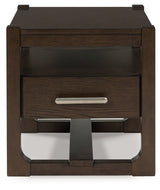 Breckington Dark Brown End Table