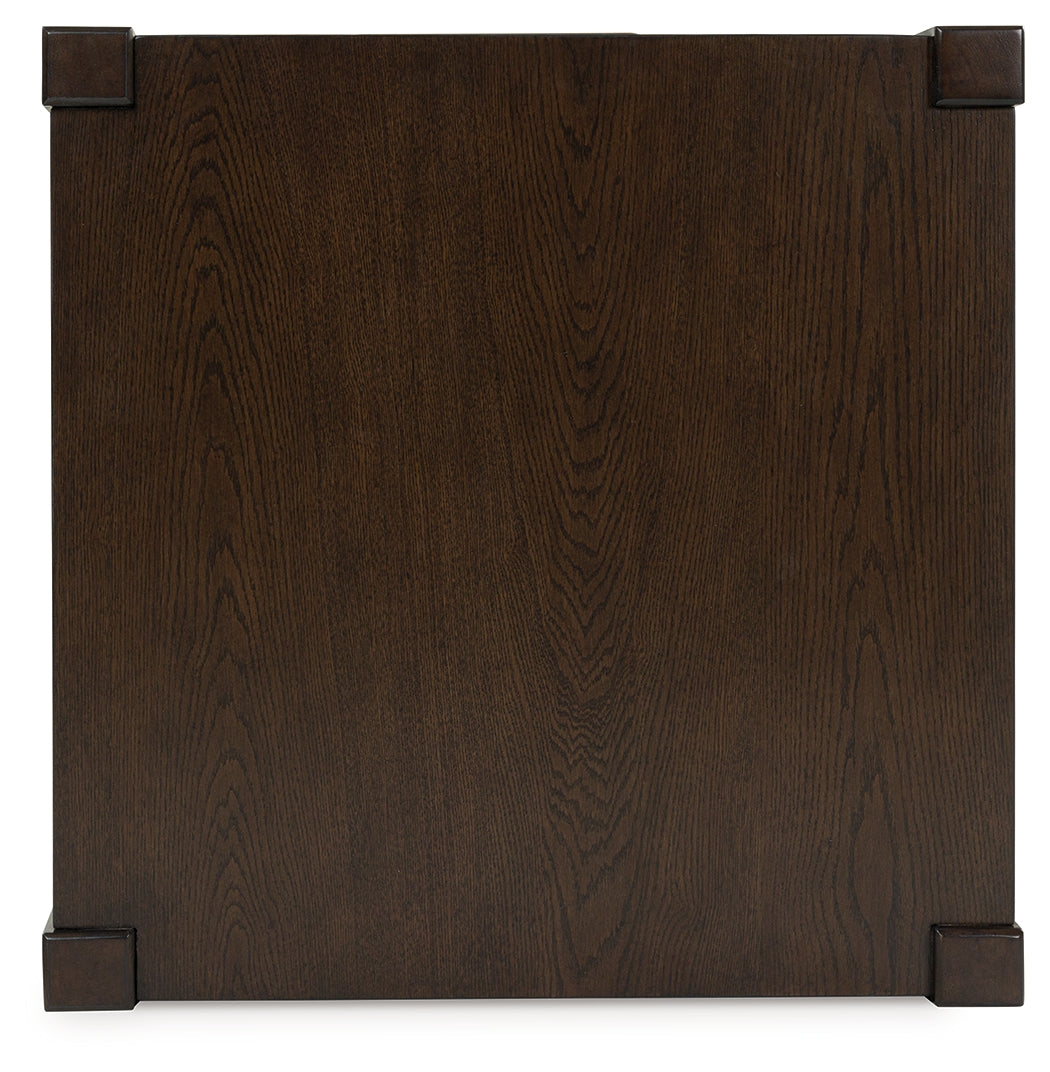 Breckington Dark Brown End Table