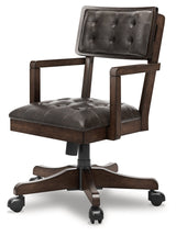 Breckington Dark Brown Home Office Desk Chair by ASHLEY FURNITURE at Eve Furniture