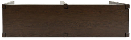 Breckington Dark Brown Sofa Table by Ashley at Eve Furniture