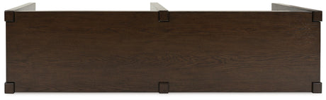 Breckington Dark Brown Sofa Table by Ashley at Eve Furniture