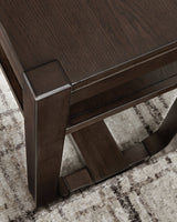 Breckington Dark Brown Sofa Table by ASHLEY FURNITURE at Eve Furniture