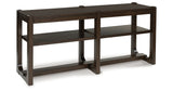 Breckington Dark Brown Sofa Table by ASHLEY FURNITURE at Eve Furniture