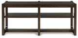 Breckington Dark Brown Sofa Table