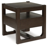 Breckington Dark Brown End Table by Ashley at Eve Furniture