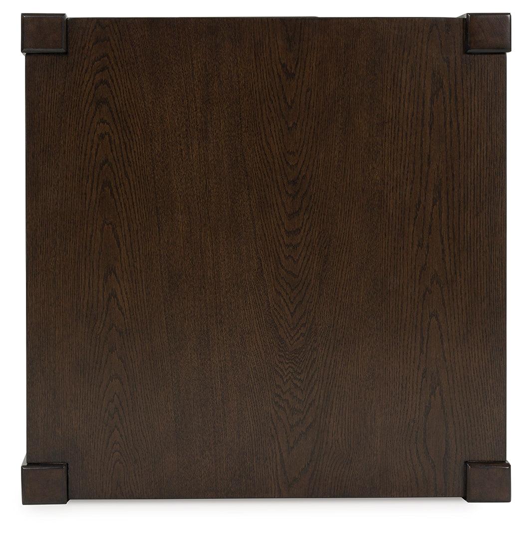 Breckington Dark Brown End Table by Ashley at Eve Furniture