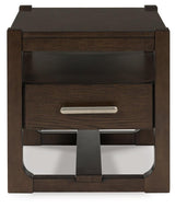 Breckington Dark Brown End Table by Ashley at Eve Furniture