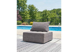 Bree Zee Brown 3-Piece Outdoor Modular Seating by Ashley at Eve Furniture