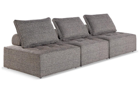 Bree Zee Brown 3-Piece Outdoor Modular Seating by Ashley at Eve Furniture