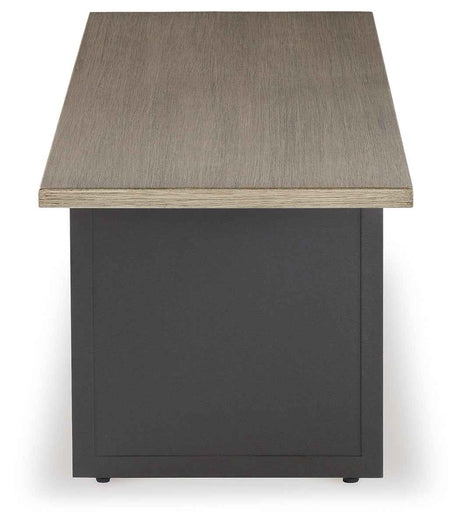 Bree Zee Brown 4-Piece Outdoor Sectional with End Table by Ashley at Eve Furniture