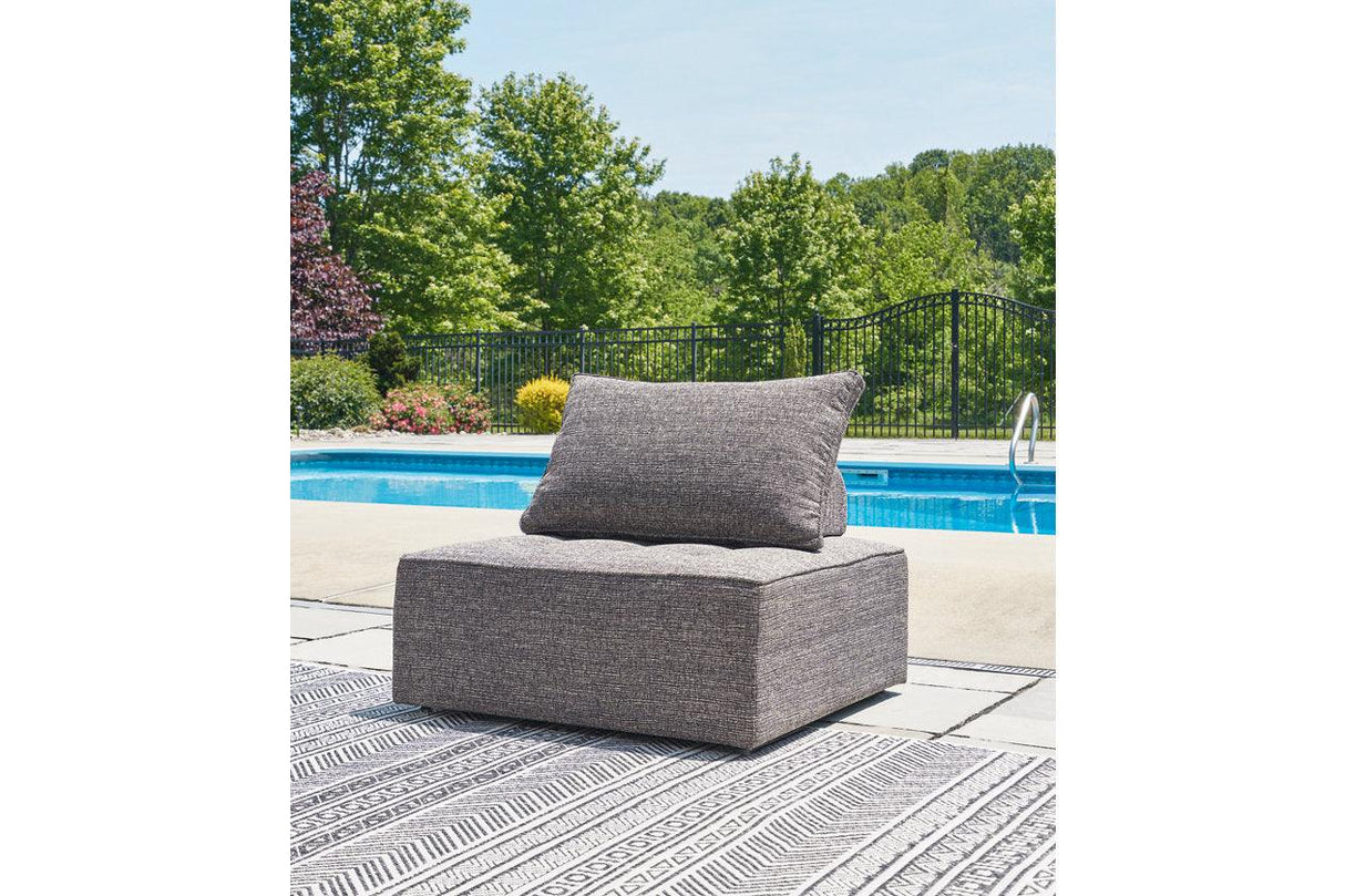 Bree Zee Brown 6-Piece Outdoor Modular Seating by Ashley at Eve Furniture