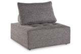 Bree Zee Brown 6-Piece Outdoor Modular Seating by Ashley at Eve Furniture
