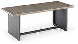 Bree Zee Brown 7-Piece Outdoor Modular Seating by Ashley at Eve Furniture