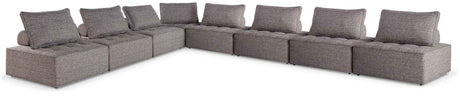 Bree Zee Brown 8-Piece Outdoor Modular Seating by Ashley at Eve Furniture