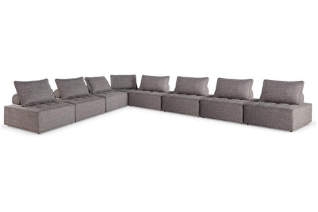 Bree Zee Brown 8-Piece Outdoor Modular Seating by Ashley at Eve Furniture