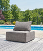 Bree Zee Brown Outdoor Lounge Chair by Ashley at Eve Furniture