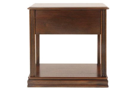 Breegin Brown Chairside End Table by Ashley at Eve Furniture