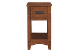 Breegin Brown Chairside End Table by Ashley at Eve Furniture