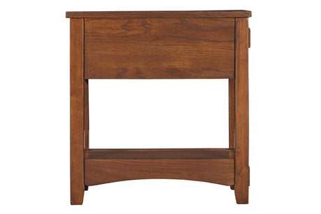 Breegin Brown Chairside End Table by Ashley at Eve Furniture
